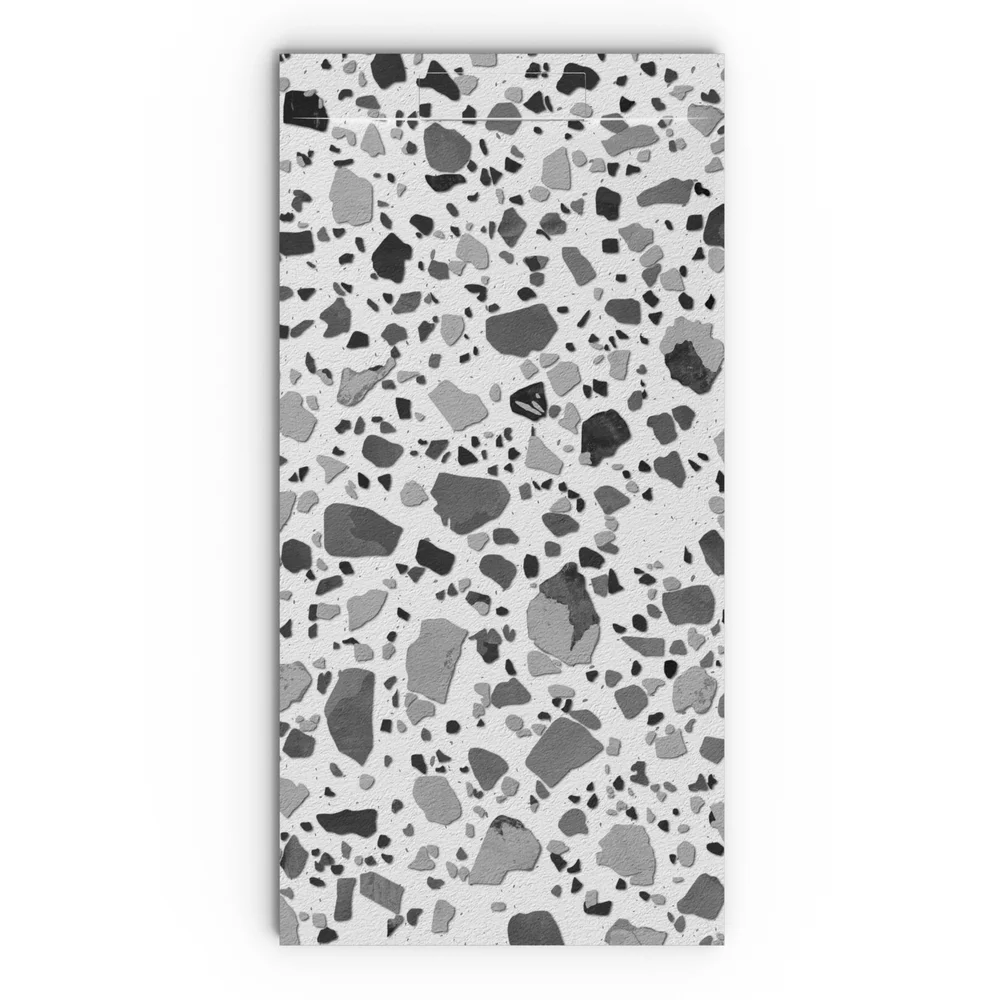 Base de duche PLASTER 3D efeito terrazo SPECKLED – vista frontal