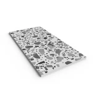 Base de duche PLASTER 3D efeito terrazo SPECKLED – perspetiva