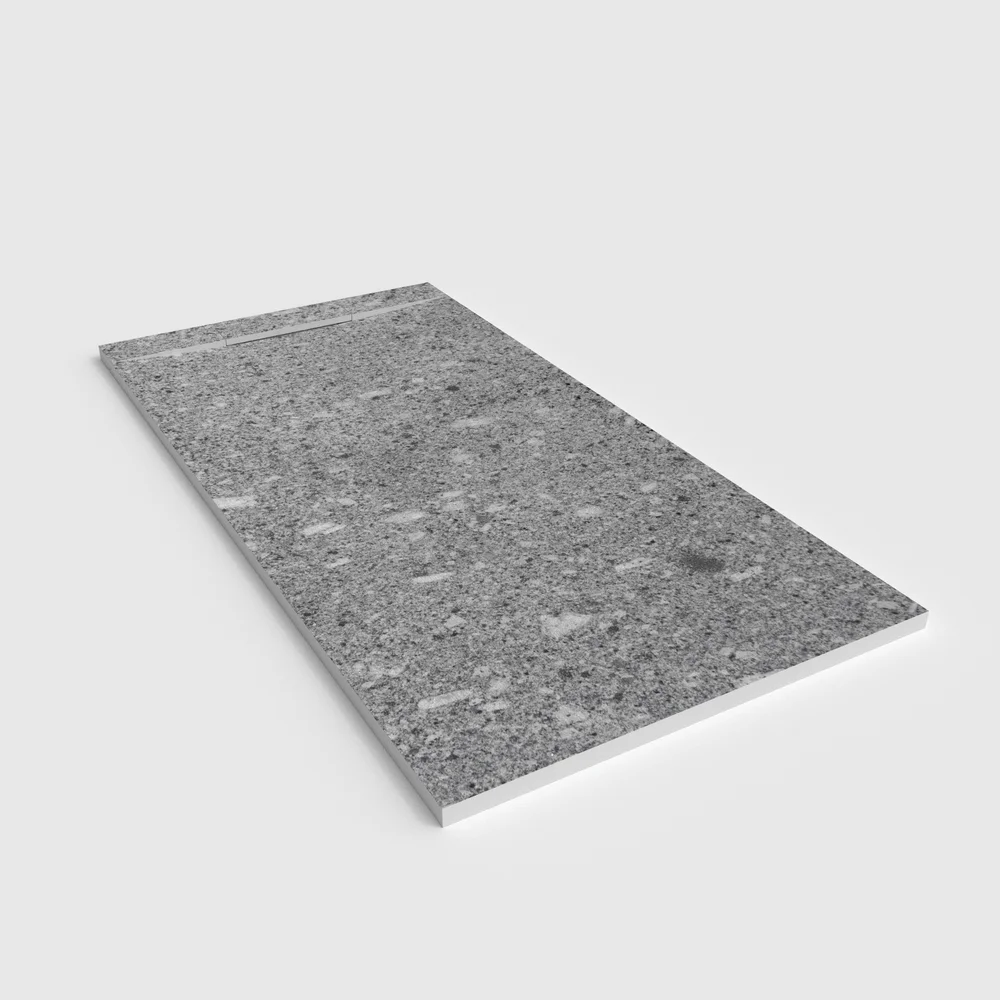 Base de duche PLASTER 3D efeito terrazo SPLINTZIA – perspetiva