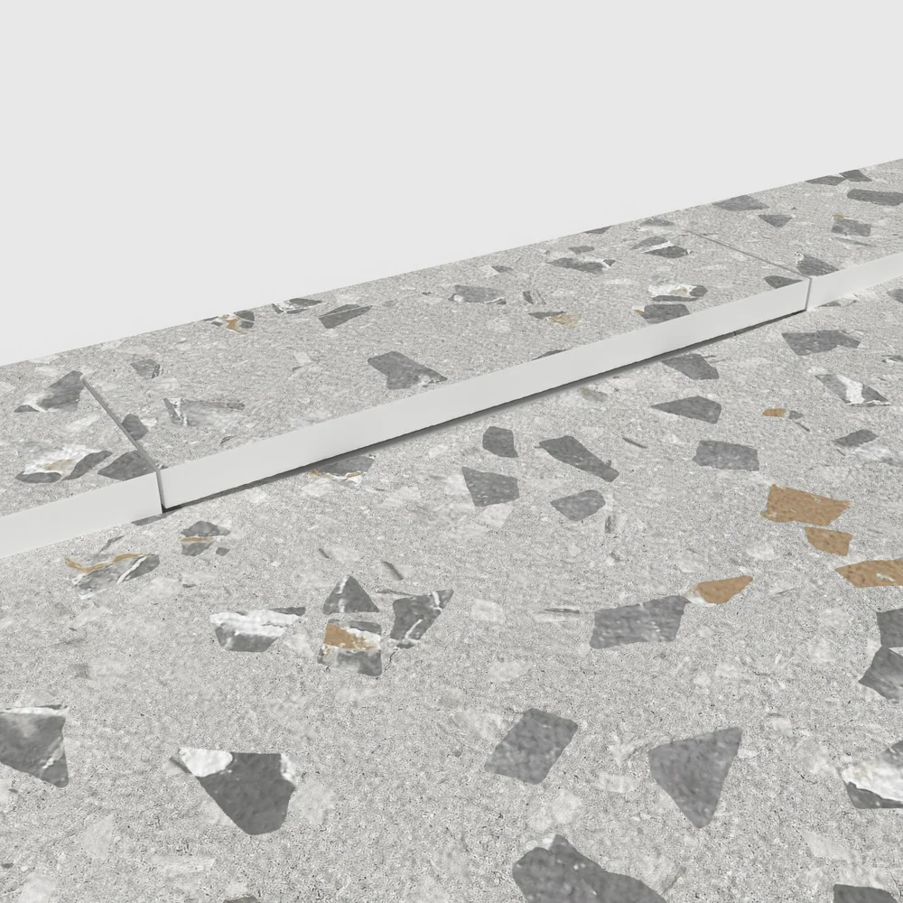 Base de duche PLASTER 3D efeito terrazo TERICOTA – detalhe