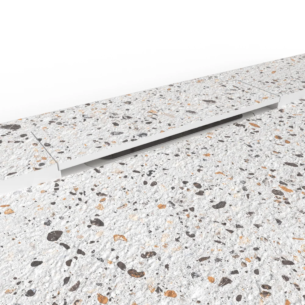 Base de duche PLASTER 3D efeito terrazo VENETIAN – detalhe