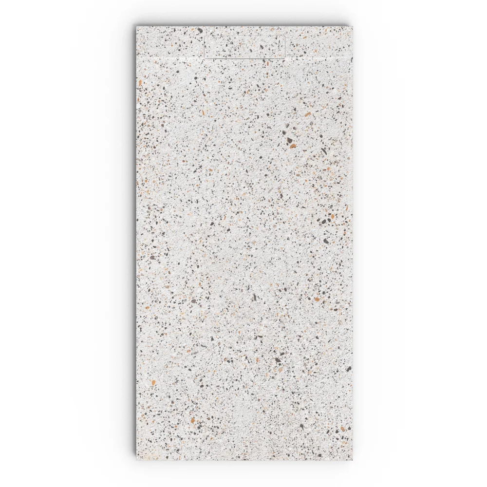 Base de duche PLASTER 3D efeito terrazo VENETIAN – vista frontal