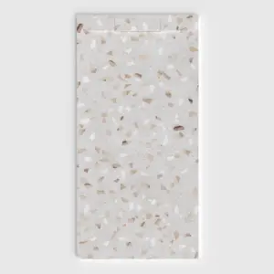 Base de duche PLASTER 3D efeito terrazo VITRALUXO – vista frontal