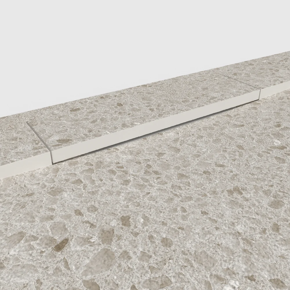 Base de duche PLASTER 3D efeito terrazo ZELLORATO – detalhe